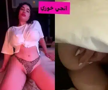 مجموعة فيديوهات انجي خوري بالكلوت واللبس الشفاف شرمطة ومحن